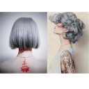 Couleur de cheveux grise 3