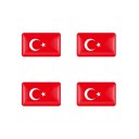 Country Flag Stickers 4 pcs 9