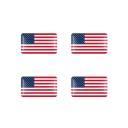 Country Flag Stickers 4 pcs 1