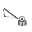 Coupe-coquilles en acier inoxydable 10 x 3,5 cm Ouvre-oeufs Outil de cuisine pour oeufs Ouverture facile des oeufs Préparation de petit-déjeuner 1