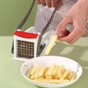 Coupe-légumes et fruits multifonction en acier inoxydable 18 x 8,5 x 9,5 cm avec 2 tailles de grille pour une découpe efficace 2