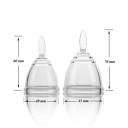 Coupe menstruelle transparente J3313 2