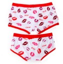 Couples' Underwear with Lip Print 5