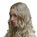 Couronne bandeau de tête avec diamants Bijou capillaire décoratif serre-tête ornement festif de coiffure accessoire scintillant 2