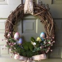 Couronne de Pâques en osier 3