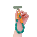 Courte sangle pour téléphone mobile au poignet Lanière suspendue pour mobile Pendentif porte-clés Chaîne de sécurité contre la perte de téléphone 12