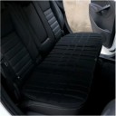 Coussin chauffant pour siège arrière de voiture 12V Housse de siège chauffante de protection pour banquette arrière Housse électrique de voiture avec régulation de température 5