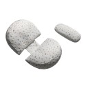 Coussin de Grossesse Multifonctionnel en U 40×38×5 cm Coussin de Corps Soutien pour Femmes Enceintes Confortable Respirant Fibres de Bambou Coton 6