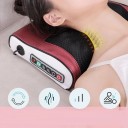 Coussin de massage 31×23×11 cm avec chauffage Massage électrique chauffage en profondeur Intensité réglable Mécanisme rotatif Relaxation 6