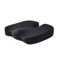 Coussin de siège en mousse à mémoire de forme Coussin de siège en mousse à mémoire de forme Housse en velours Pour le soutien des hanches Coussin de massage 45 x 35 x 7 cm 1