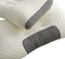 Coussin orthopédique pour le cou Coussin doux de soutien avec design ergonomique Coussin respirant hypoallergénique avec housse amovible 48 x 74 cm 3