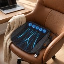 Coussin ventilé pour chaise et voiture avec 5 ventilateurs alimentation USB 3 niveaux de ventilation surface en maille pour le bureau 6