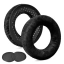 Coussins d'oreilles de rechange 2 pcs pour casques DT770 / DT880 / DT990 Coussins confortables rembourrés avec insert en mousse noir 1