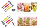 Couteau à fruits avec cuillère 2 en 1 2
