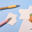 Couteau artistique dans un stylo 2