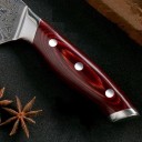 Couteau de chef en acier damassé C275 4