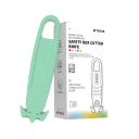 Couteau de sécurité pour cartons 10 pcs 14 cm Coupe-cartons Lame repliable Poignée ergonomique Couteau de travail pour entrepôts Atelier Maison 6
