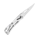Couteau pliant de camping 14 cm avec mousqueton Lame en acier inoxydable Outil EDC de plein air Couteau de poche pour la nature Équipement de voyage Excursions 7