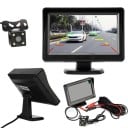 Couvací kamera 4,3 hüvelykes monitorral autók számára Parkolási készlet 16:9 képarány 170° látószög IP67 védelem NTSC és PAL 12 V tápegység 1