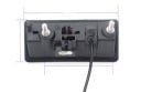 Couvací kamera zabudovaná v madle víka kufru auta Vodotěsné provedení IP67 Obrazový snímač CMOS Napájení 12 V Rozměry madla 11 x 5 cm 6