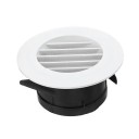 Couvercle de ventilateur pour conduit rond 150 mm 190x65x144 mm Grille de protection pour ouverture de ventilation Couvercle de soupape d'extraction pour circulation d'air 3