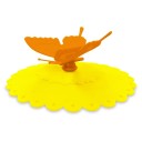 Couvercle en silicone pour tasse avec papillon 2