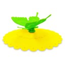 Couvercle en silicone pour tasse avec papillon 4