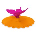 Couvercle en silicone pour tasse avec papillon 9