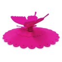 Couvercle en silicone pour tasse avec papillon 1