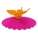 Couvercle en silicone pour tasse avec papillon 10