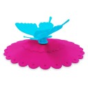 Couvercle en silicone pour tasse avec papillon 5