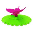 Couvercle en silicone pour tasse avec papillon 5