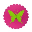 Couvercle en silicone pour tasse avec papillon 2
