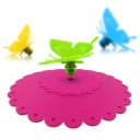 Couvercle en silicone pour tasse avec papillon 3