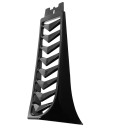 Couvercle latéral avant du radiateur avec lamelles de ventilation en ABS noir brillant pour Harley Davidson Softail Breakout Fat Bob 2018–2022 9