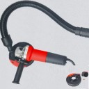 Couvercle pour meuleuse angulaire pour l'aspiration de la poussière avec un accessoire rotatif à 360° et une brosse Meulage et découpe sans poussière Béton Pierre 6