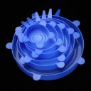 Couvercles élastiques pour sceller les aliments 6 pcs 6