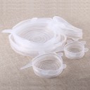 Couvercles en silicone pour aliments - 6 pcs 9