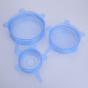 Couvercles en silicone pour aliments - 6 pcs 14