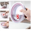 Couvercles pour bol avec joint en silicone 3 pcs 6