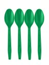 Couverts en plastique jetables Cuillères pour anniversaires fêtes service de table Couverts en plastique pour desserts gâteaux accessoires 3