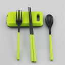 Couverts pliables avec étui 3 pièces 6