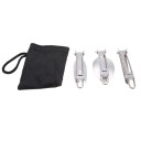 Couverts pliants en acier inoxydable - 3 pcs 2