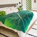 Couverture en forme de feuille 130 x 150 cm 2