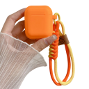 Cover in silicone confortevole con cinturino per Apple AirPods 4, protezione contro graffi e danni 4