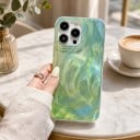 Cover til Samsung Galaxy S24+ med glitrende gradient Glat bagside Materiale Polykarbonat og TPU Termoplastisk polyurethan Mobilcover 2