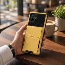 Cover til Samsung Galaxy S25 Edge med klap til kortslot i polykarbonat PC Pungcover til mobil til beskyttelse af telefonen 14