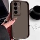 Cover til Samsung Galaxy S25 med beskyttelse af kameraet og forstærkede kanter af silikone Blødt telefoncover til daglig brug 2