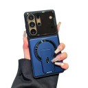 Cover til Samsung Galaxy S25 Ultra med udklappeligt stativ Fuld beskyttelse af objektiv Polykarbonat og TPU Trådløs opladning Cover 7
