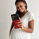 Cover til Samsung Galaxy S25 Ultra med udklappeligt stativ Fuld beskyttelse af objektiv Polykarbonat og TPU Trådløs opladning Cover 16